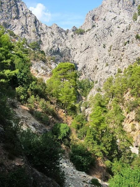 Nationalpark Canyon Goynuk Der Provinz Antalya Der Türkei Einem Sonnigen — Stockfoto