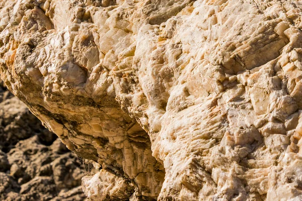 Telaraña Una Roca Cuarzo Nitidez Selectiva Bokeh —  Fotos de Stock