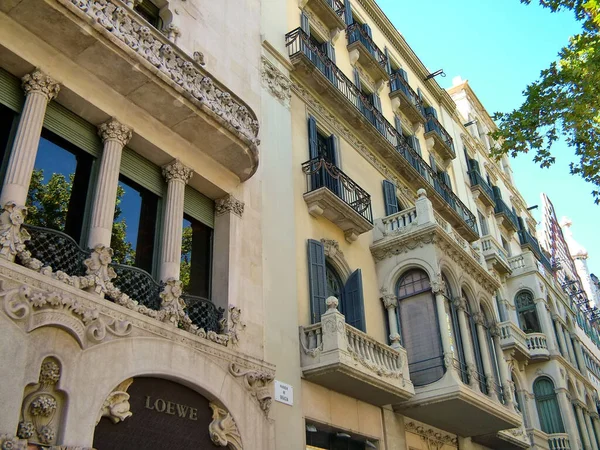 Barcelona España Septiembre 2015 Vista Parte Casa Lleo Morera Paseo —  Fotos de Stock