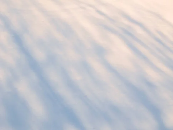 Stíny Vzory Sněhu Textura Pozadí — Stock fotografie