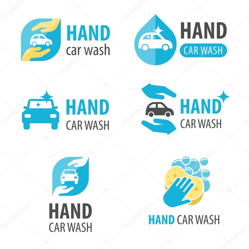 Hand car wash logo