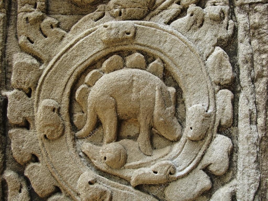 Angkor Wat - Everything You Know Is WRONG!  Depositphotos_105280832-stock-photo-mysterious-bas-relief-carving-depicting