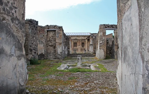 Las ruinas de la antigua ciudad de Pompeya, Italia — Foto de Stock