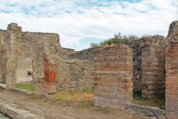 Le rovine dell'antica città di Pompei, Italia — Foto Stock