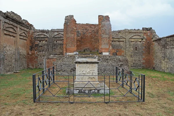 Ruiny starověkého města Pompeje, Itálie — Stock fotografie