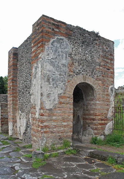 Las ruinas de la antigua ciudad de Pompeya, Italia — Foto de Stock