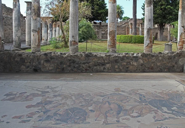 Le rovine dell'antica città di Pompei, Italia — Foto Stock