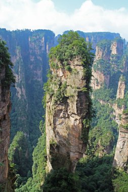 Ünlü Zhangjiajie National Forest Park Hunan eyaleti, Çin.