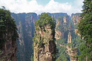 Ünlü Zhangjiajie National Forest Park Hunan eyaleti, Çin.