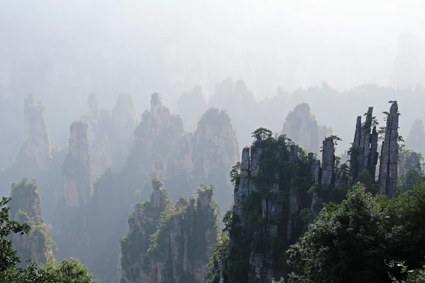 Знаменитий Zhangjiajie національного лісопарку в китайській провінції Хунань. — стокове фото