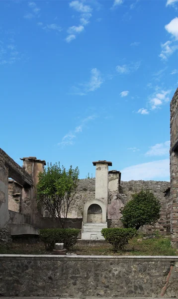 As ruínas da antiga cidade de Pompeia, Itália — Fotografia de Stock