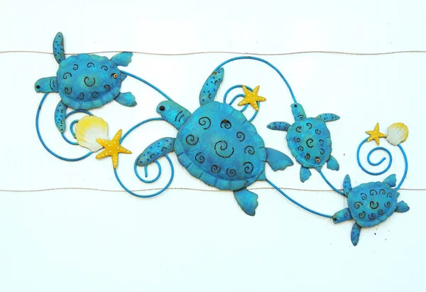 Kaplumbağa aile Yüzme.