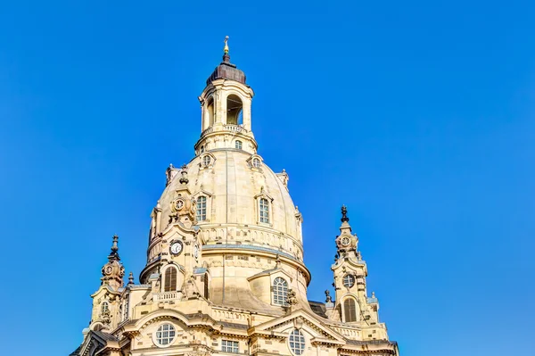 Церква нашої пані в Дрездені — стокове фото