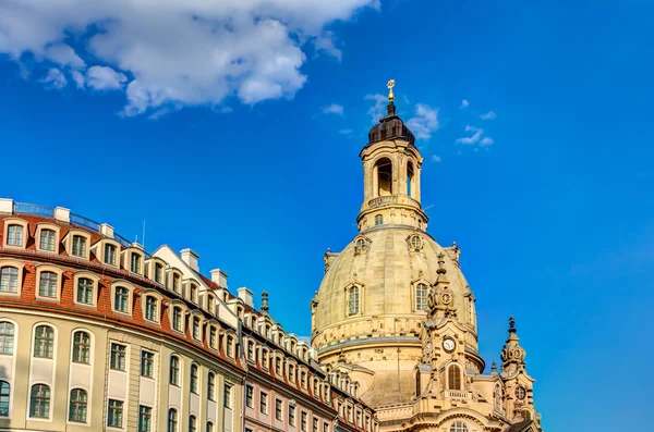 Kerk van Onze Lieve Vrouw in Dresden — Stockfoto