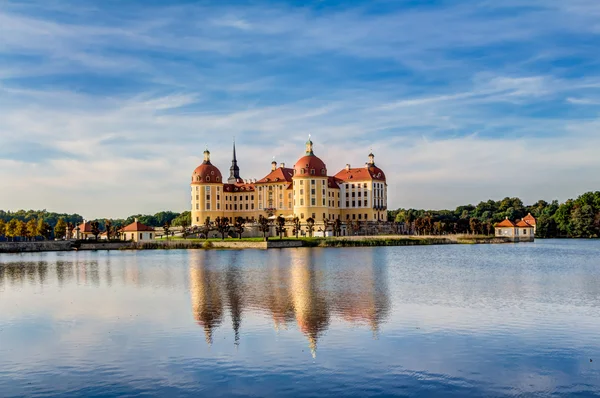 Zamek Moritzburg koło Drezna — Zdjęcie stockowe