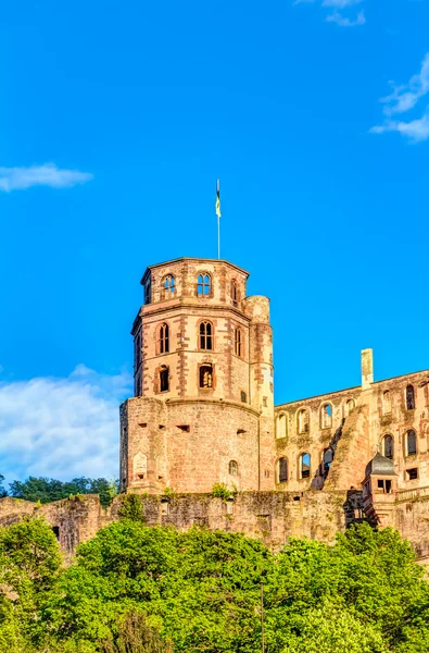 Rovine del castello di Heidelberg — Foto Stock