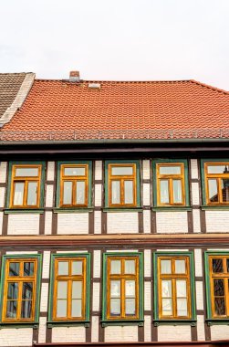 Wernigerode, Almanya yarı ahşap evleri