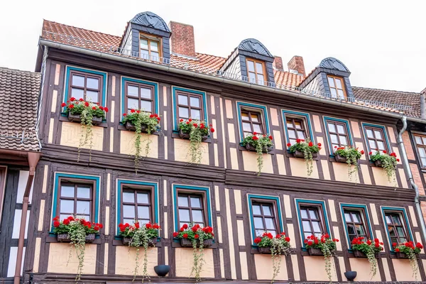 Half-timbered houses in Wernigerode, Germany — Stock Photo, Image