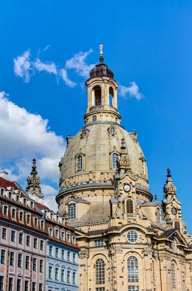 Kerk van Onze Lieve Vrouw in Dresden — Stockfoto