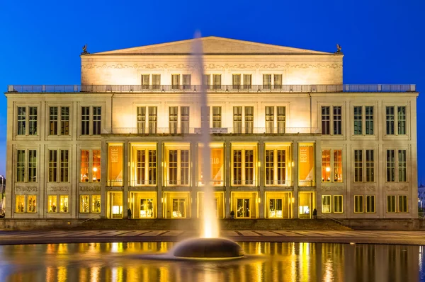 Ópera em Leipzig, Alemania — Fotografia de Stock