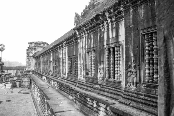 Widok z kroki Angkor Wat, Siem Reap, Kambodża — Zdjęcie stockowe