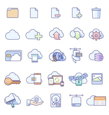 Bulut Servisi için simgeler
