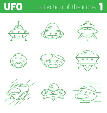 simge bir parçası bir UFO uzaylı verilmektedir