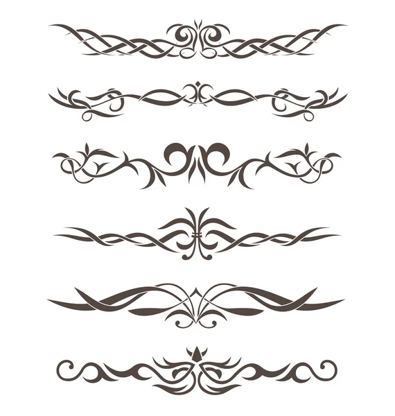Güzel stilize tattooes ve süsleme