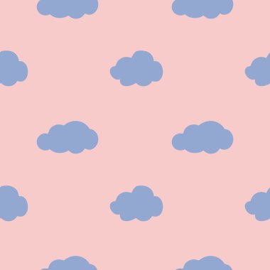 basit gökyüzü bulut deseni