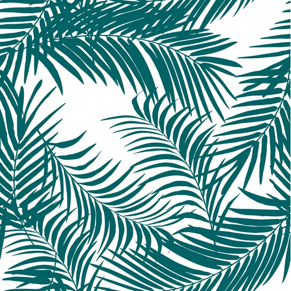 Simplemente vector patrón de palma — Vector de stock