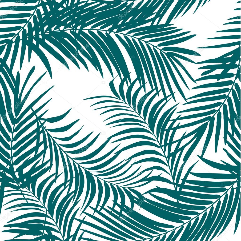 simply palm pattern vector
