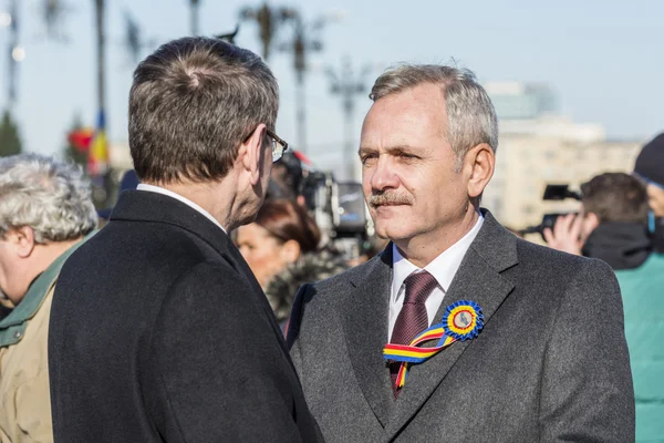 A román politikus, Liviu Dragnea Stock Kép