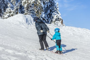 Çocuk Kayak öğrenme