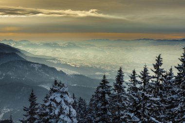 Romen günbatımı manzara
