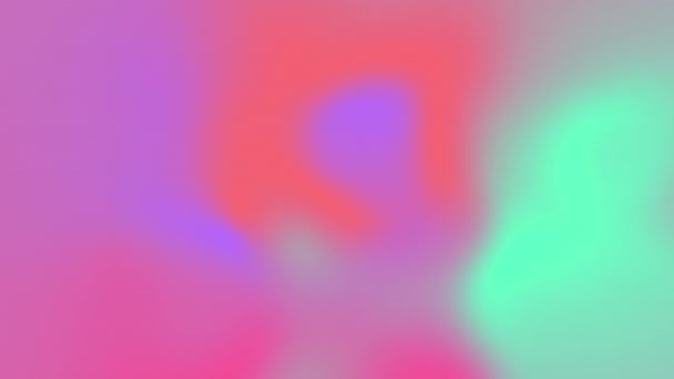 Holografische Neon Abstracte Achtergrond Meerkleurige Achtergrond Met Gradiënt Gaas Minimale — Stockvideo