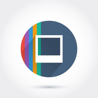 Polaroid fotoğraf simge