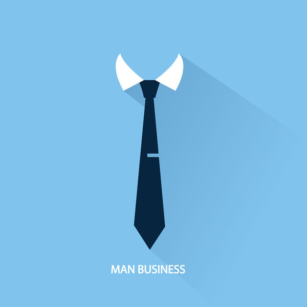 Значок галстука бизнесмена
