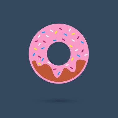 Pembe çörek simgesi