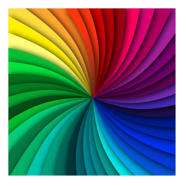 Arco iris espiral fondo — Archivo Imágenes Vectoriales