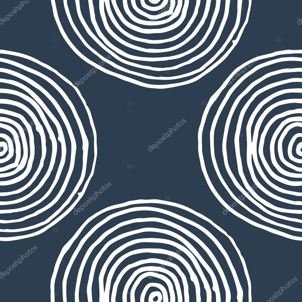 Circles against dark background