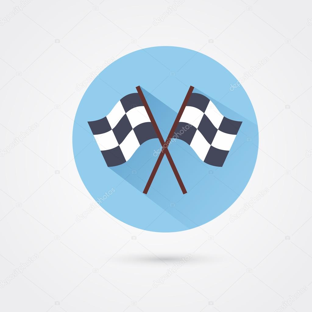 Finish flags icon