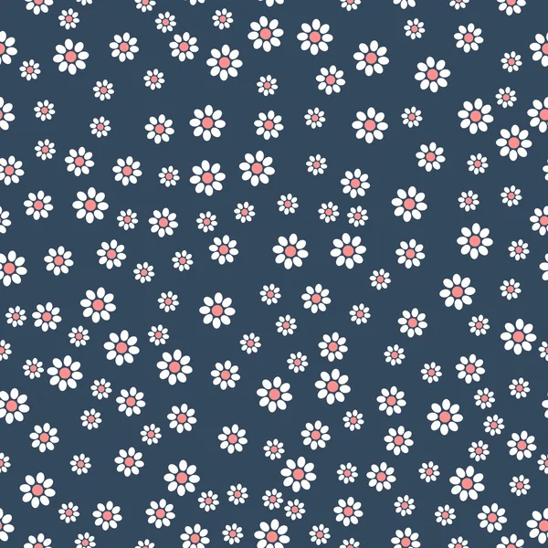 Seamless pattern with flowers — Stock Vector