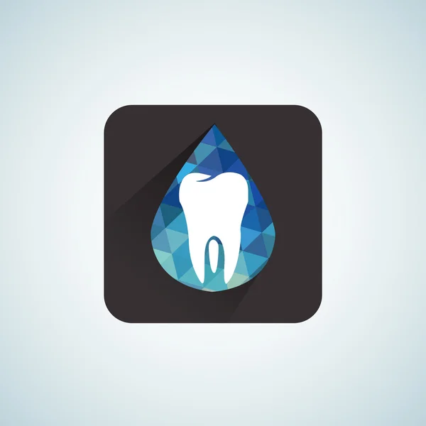 Weiße Zähne — Stockvektor