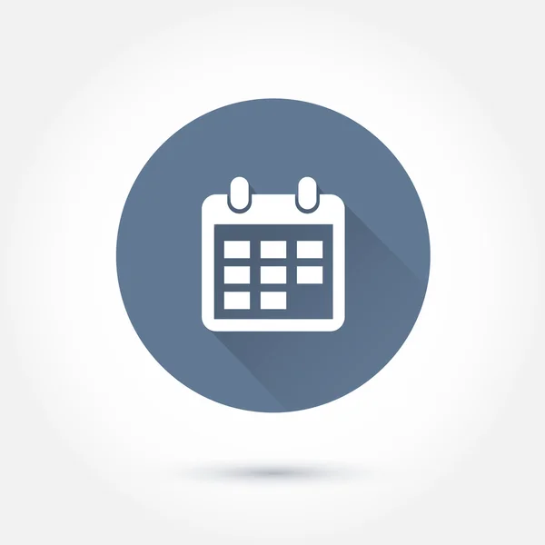 Organizador de calendario icono — Vector de stock