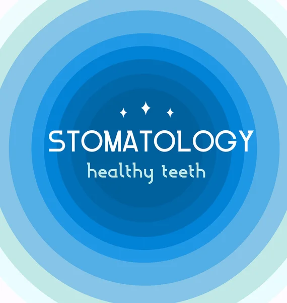 Abstrakta stomatologi bakgrund — Stock vektor