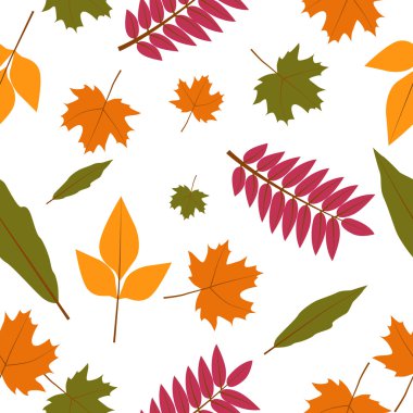 desen renkli sonbahar yaprakları ile. 