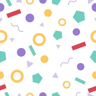 soyut kesintisiz renkli süs desen