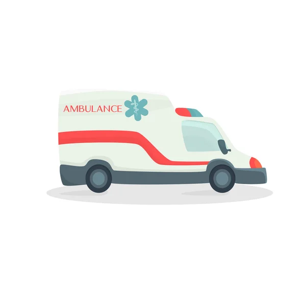 Ambulance , medical machine . — Stock Vector