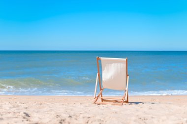 Şezlong arkadan görünüm Sandy Beach.