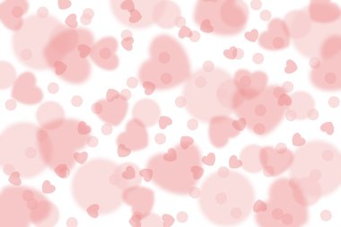 Sevgililer kalp arka plan illüstrasyon.